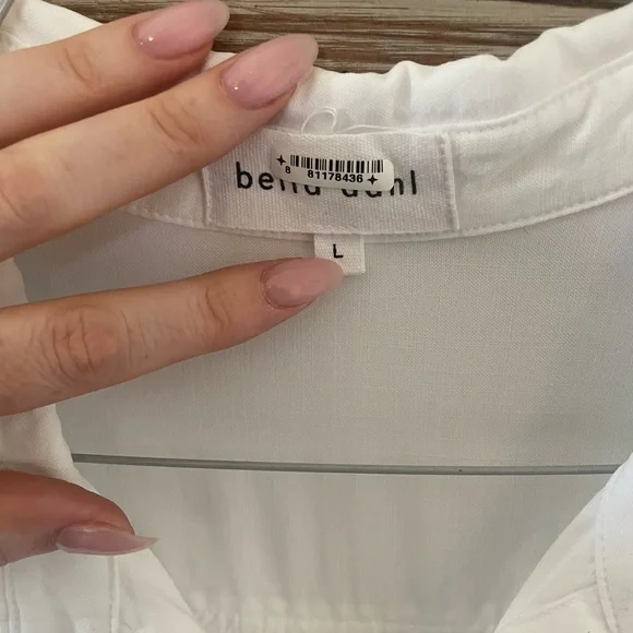 Bell Dahl Shirt Tail Button Down - Picture 6 of 8